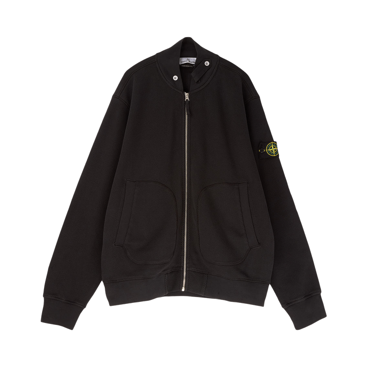 Stone Island Zip Up Cardigan 'Black'