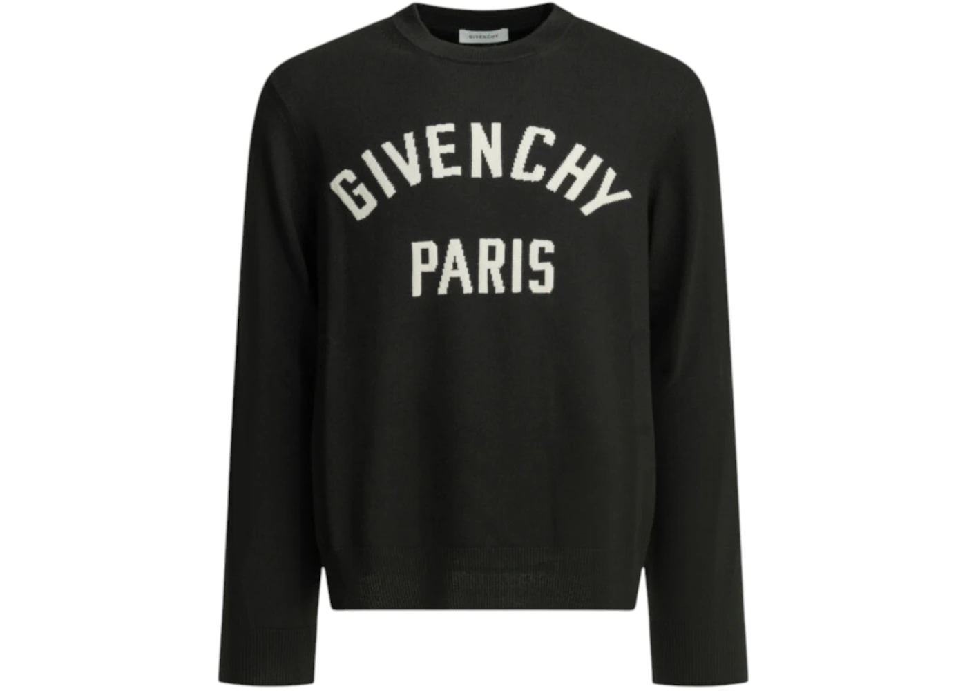 Givenchy Couture Seam Crewneck Sweater Black