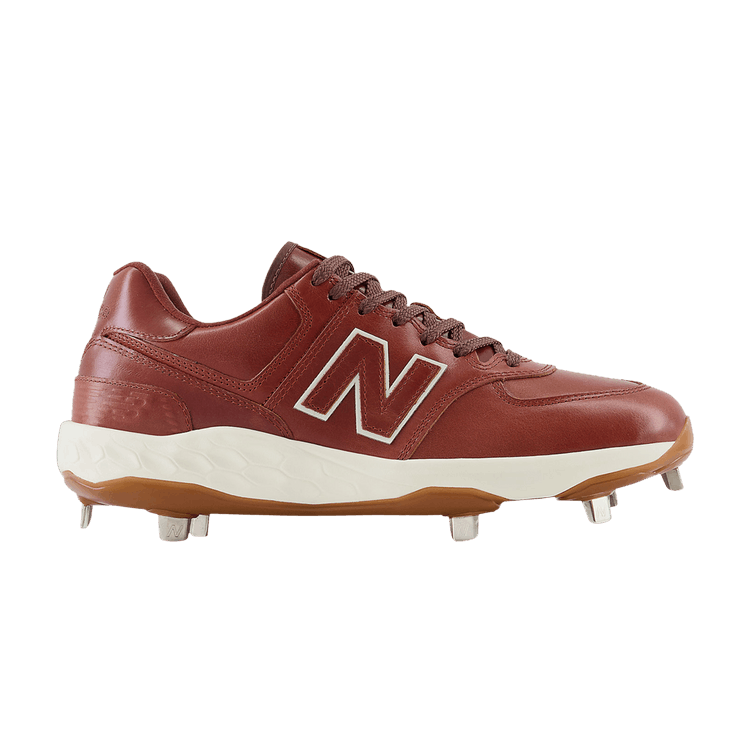 New Balance Fresh Foam X 574 Lux Cleat 'Veg Tan'