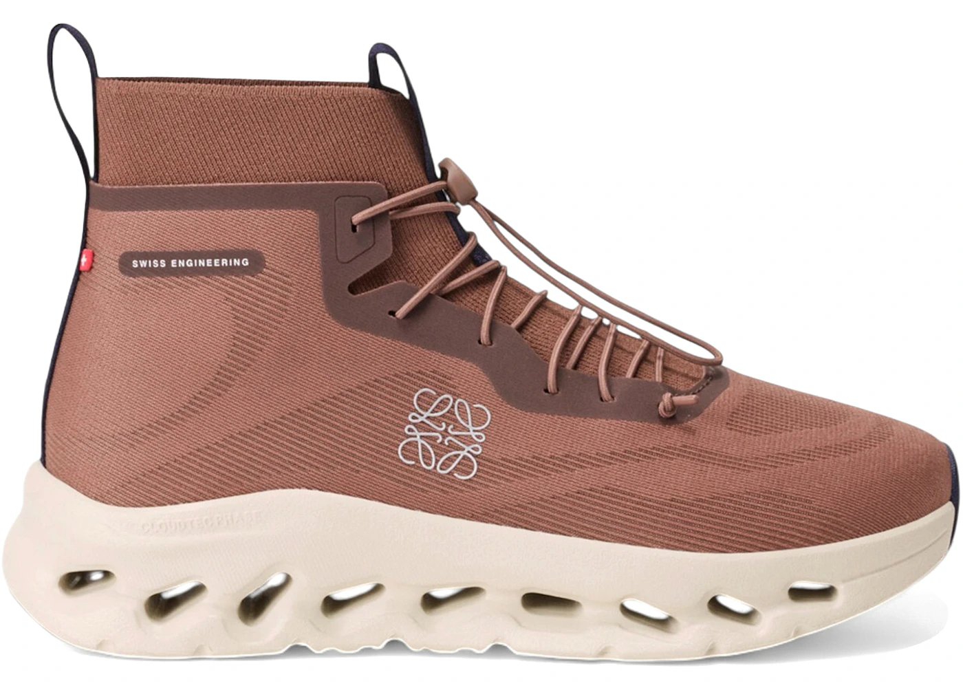 On Running Cloudtilt Hi LOEWE Taupe Oatmeal Navy (Women's)