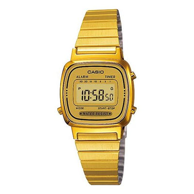 CASIO Waterproof Sports Unisex Gold Digital