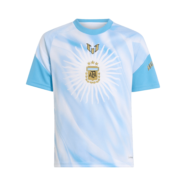 Adidas Argentina Messi Pre Match Jersey 'White/Light Blue'