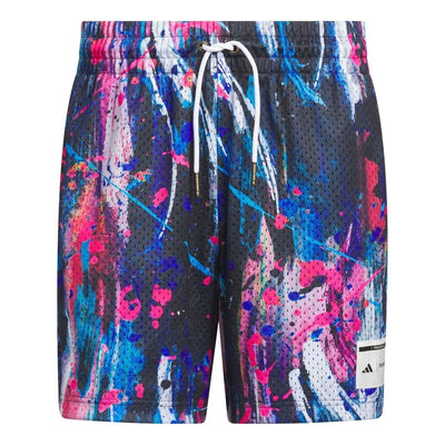 adidas Ryoko Rain Print Short Asia Sizing 'Pink Fusion'