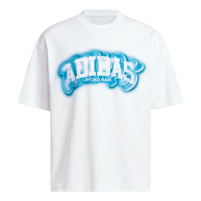 adidas Ryoko Rain Graffiti Graphic T-Shirt Asia Sizing 'White'