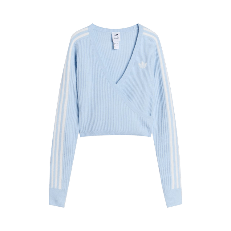 Adidas x Jennie Knit Wrap Cardigan 'Wonder Blue'