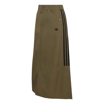 (WMNS) adidas Parachute Skirt Asia SIzing 'Olive Strata'