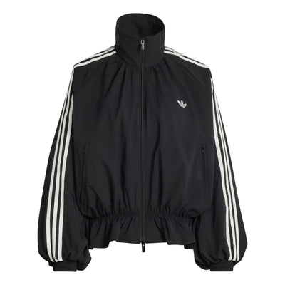 (WMNS) adidas Blousy Oversized Track Top Asia Sizing 'Black'