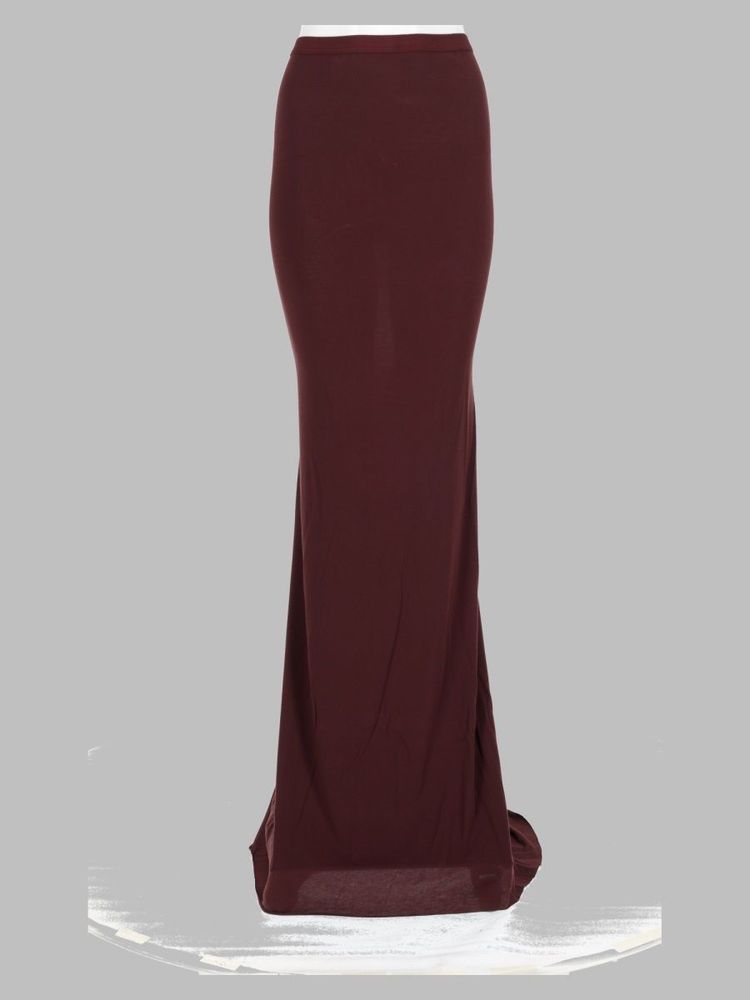 Rick Owens Lilies Fishtail Maxi Skirt