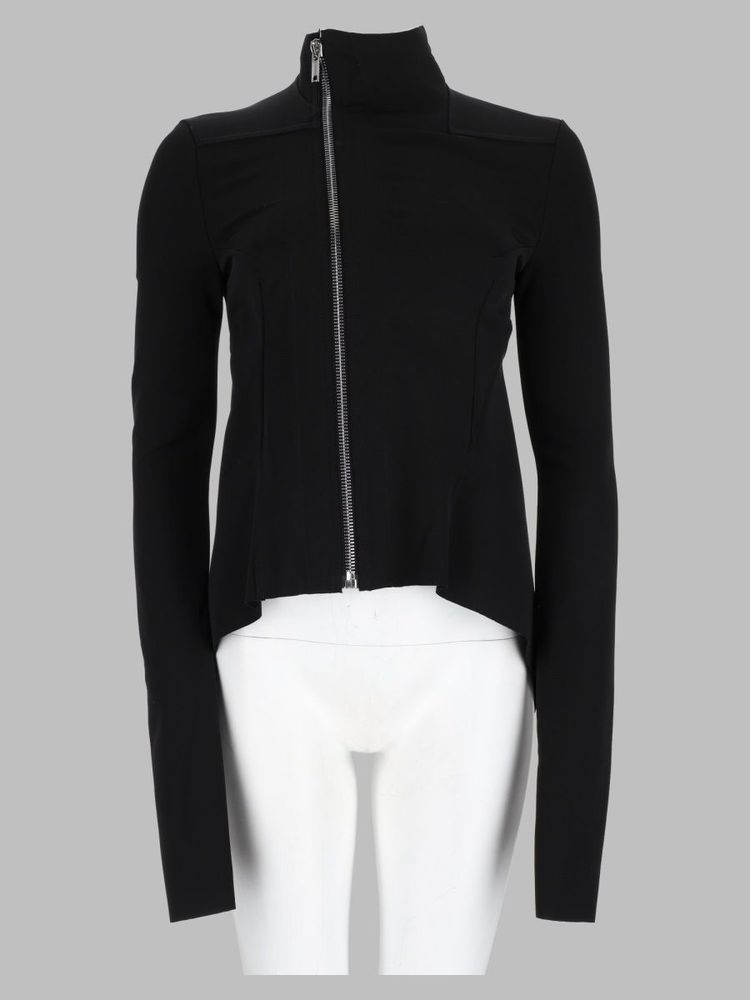 Rick Owens Lilies Asymmetric Zip-Up Jacket