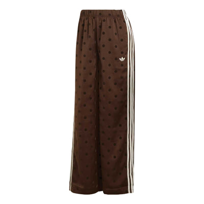 (WMNS) adidas Satin Polka Dots Wide Leg Pant Asia Sizing 'Auburn'