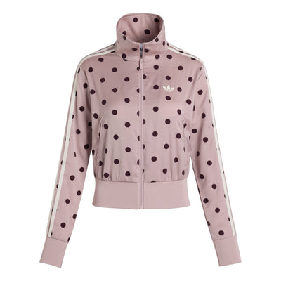 (WMNS) adidas Satin Polka Dots TT Track Top Asia Sizing 'Dual Lilac'
