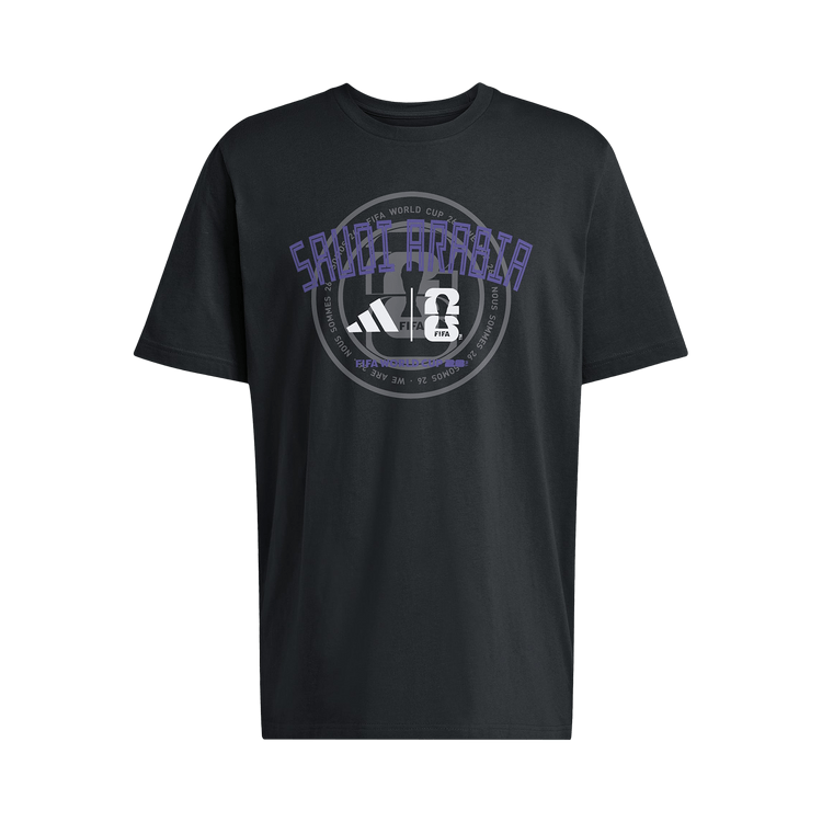 Adidas FIFA World Cup 26 Qualifier Tee Saudi Arabia 'Black'