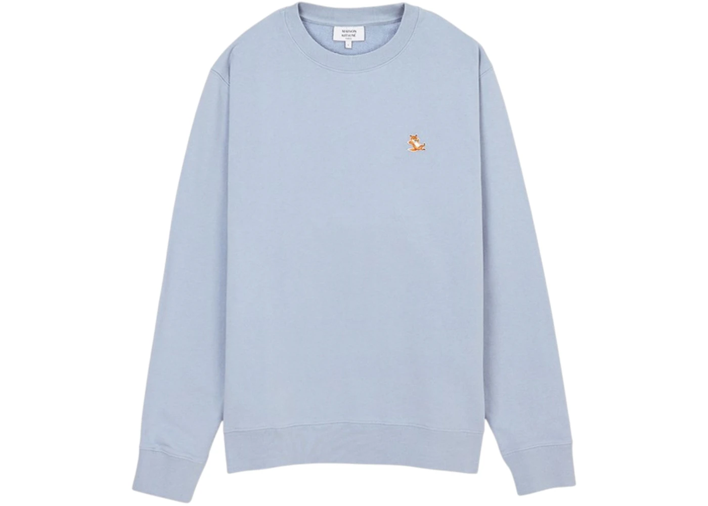 Maison Kitsune Chillax Fox Sweatshirt Blue