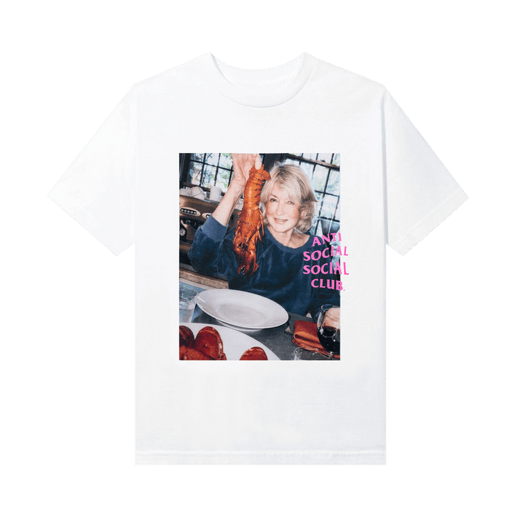 Anti Social Social Club x Martha Stewart Lobster Tee 'White'