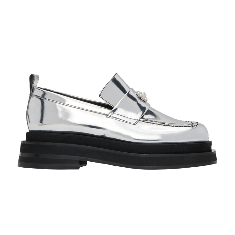 Simone Rocha Heart Toe Platform Loafer 'Silver'