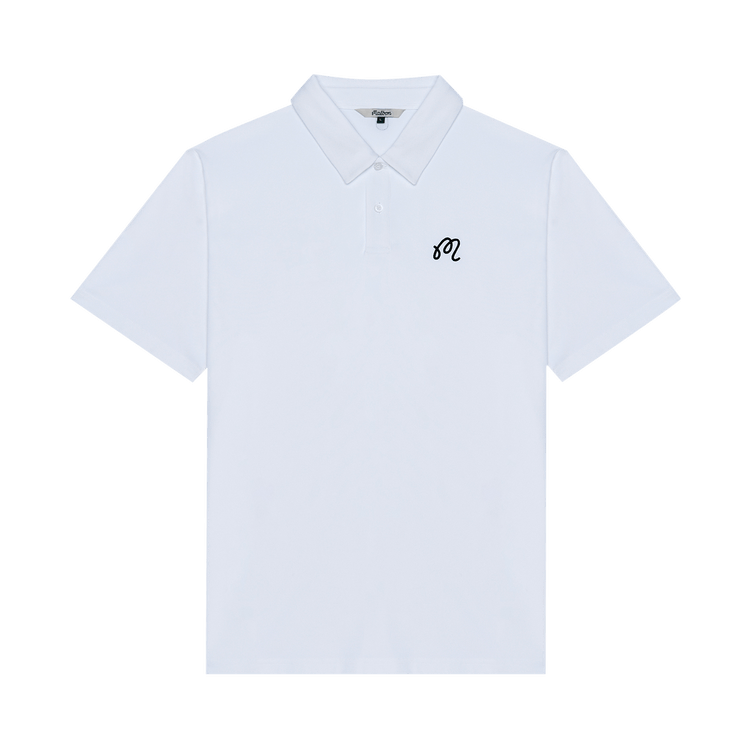 Malbon Fairway Polo T-Shirt 'White'
