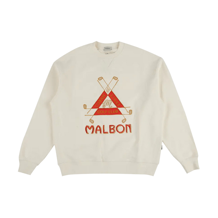 Malbon Trinity Crewneck 'Cream'