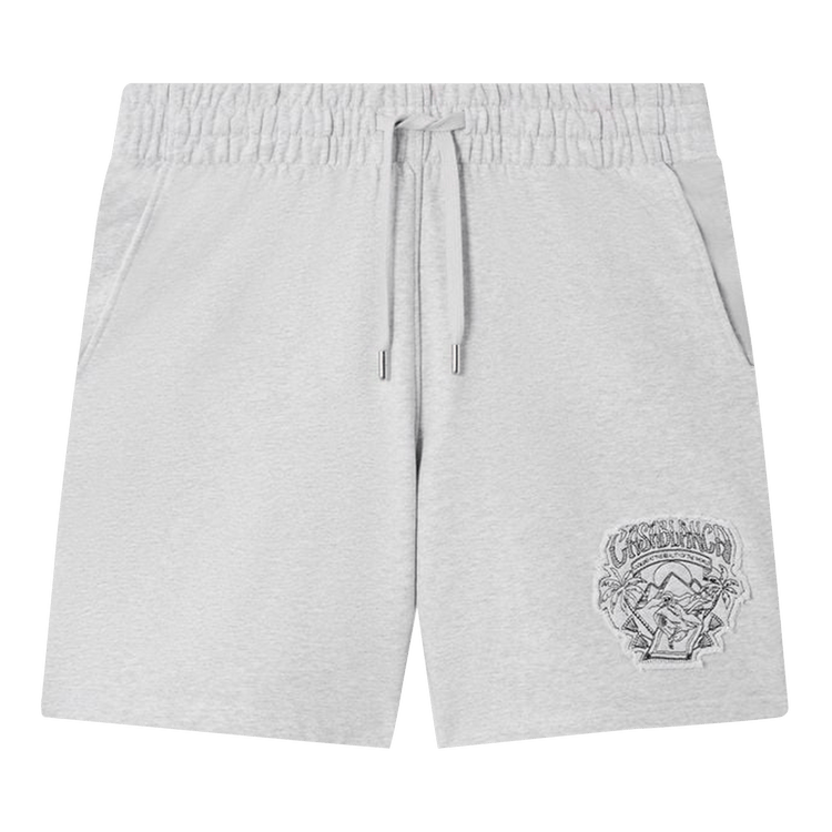 Casablanca Eveil Ancestral Applique Classic Shorts 'Grey'