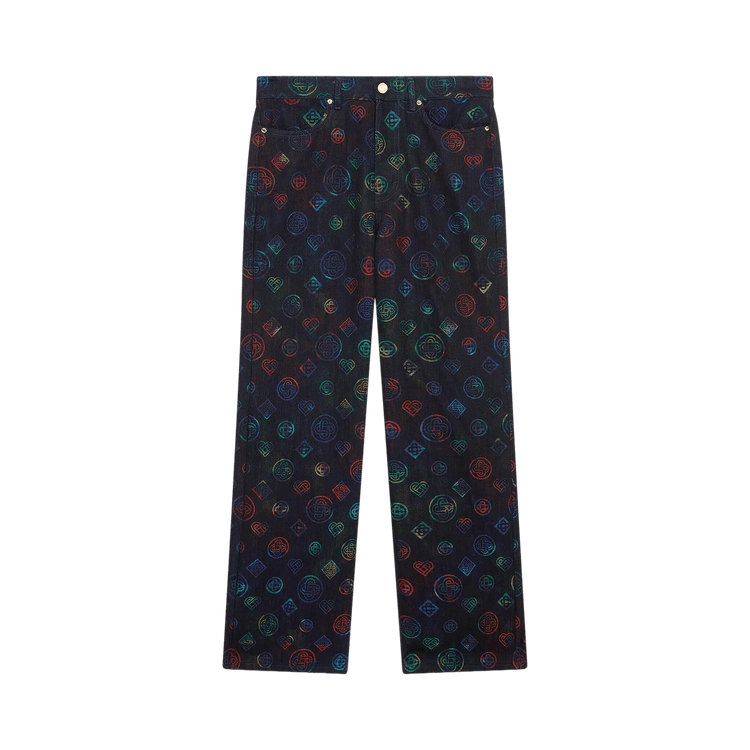 Casablanca Heatmap Denim Jeans 'Black'