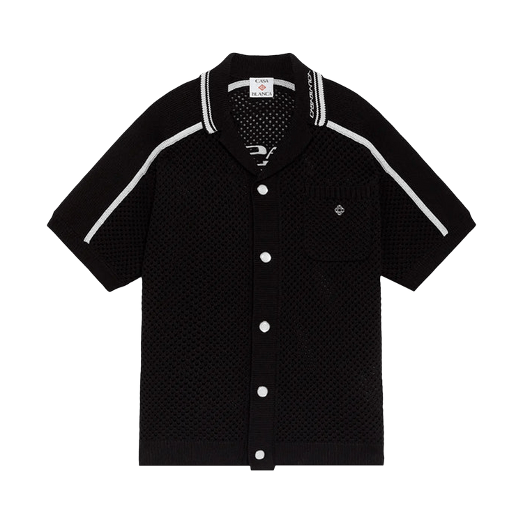 Casablanca Mesh Shirt 'Black'