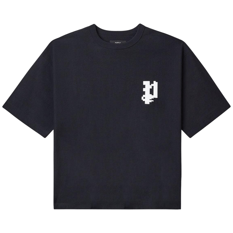 PURPLE BRAND HWT Textured Jersey Short-Sleeve Tee 'Black'