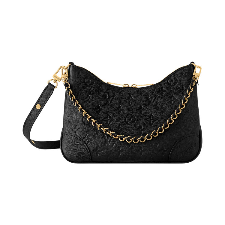 Louis Vuitton Boulogne PM 'Black Monogram Embossed Empreinte Cowhide Leather'