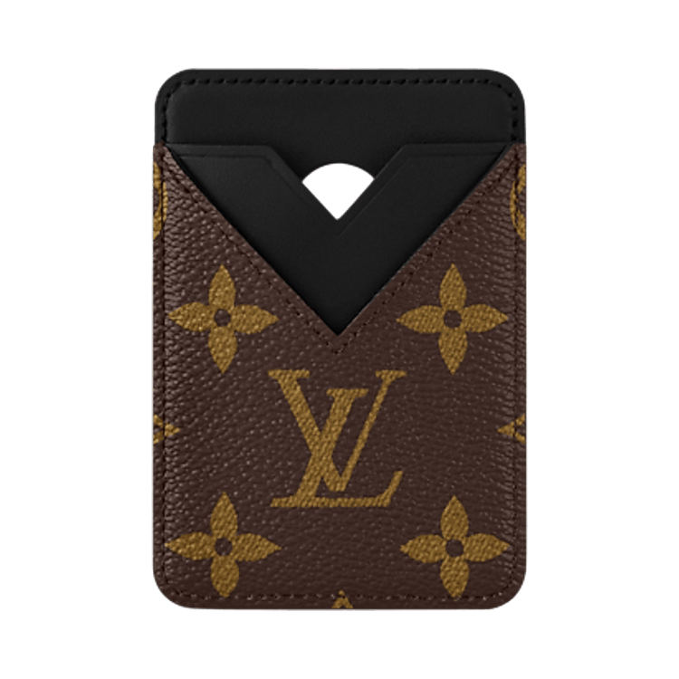 Louis Vuitton Magnetic Card Holder 'Brown Monogram Canvas'