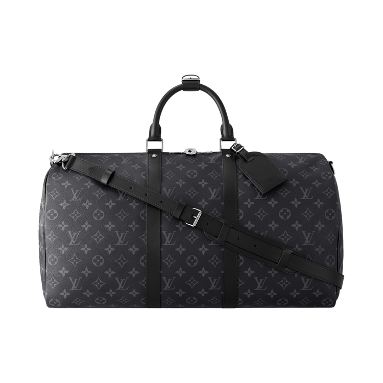 Louis Vuitton Keepall Bandoulière 50 'Black Monogram Eclipse Canvas'
