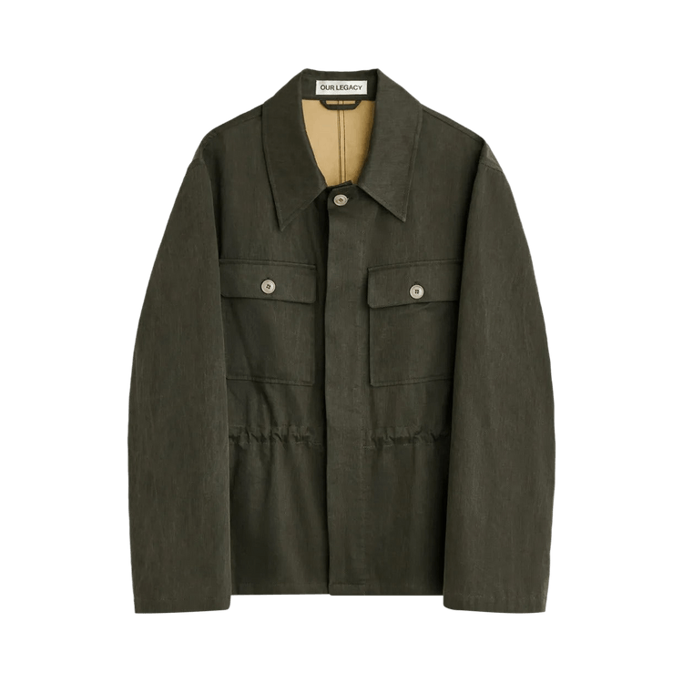 Our Legacy Unity Jacket 'Antique Mudd Coated Sateen'