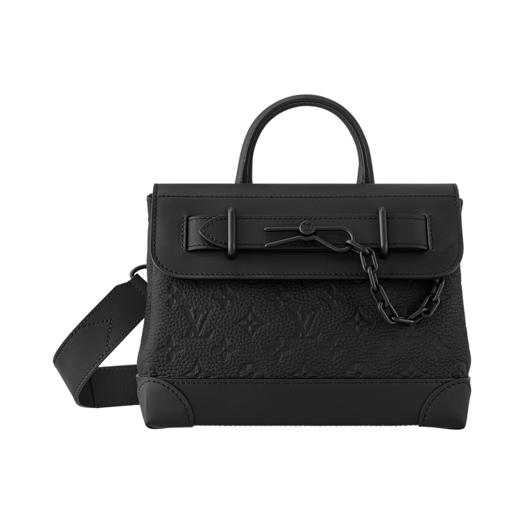 Louis Vuitton Steamer PM 'Black Embossed Taurillon Monogram Cowhide Leather'