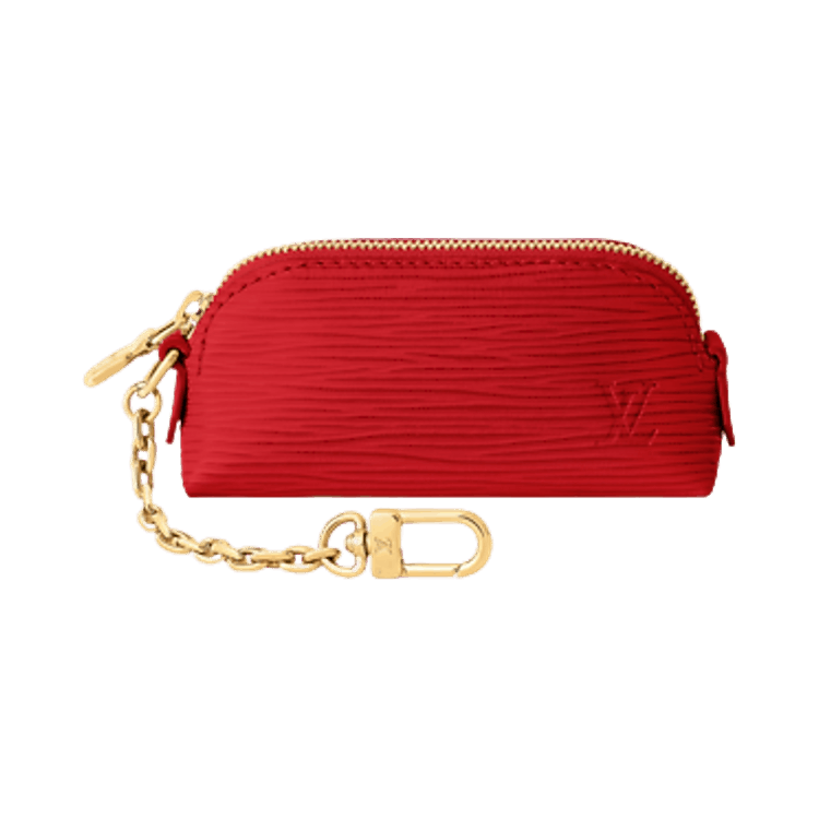 Louis Vuitton Cosmetic Lipstick Pouch 'Rouge Louis ÉPi Leather'
