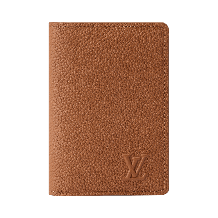Louis Vuitton Pocket Organizer 'Tan Waxy Calfskin Leather'