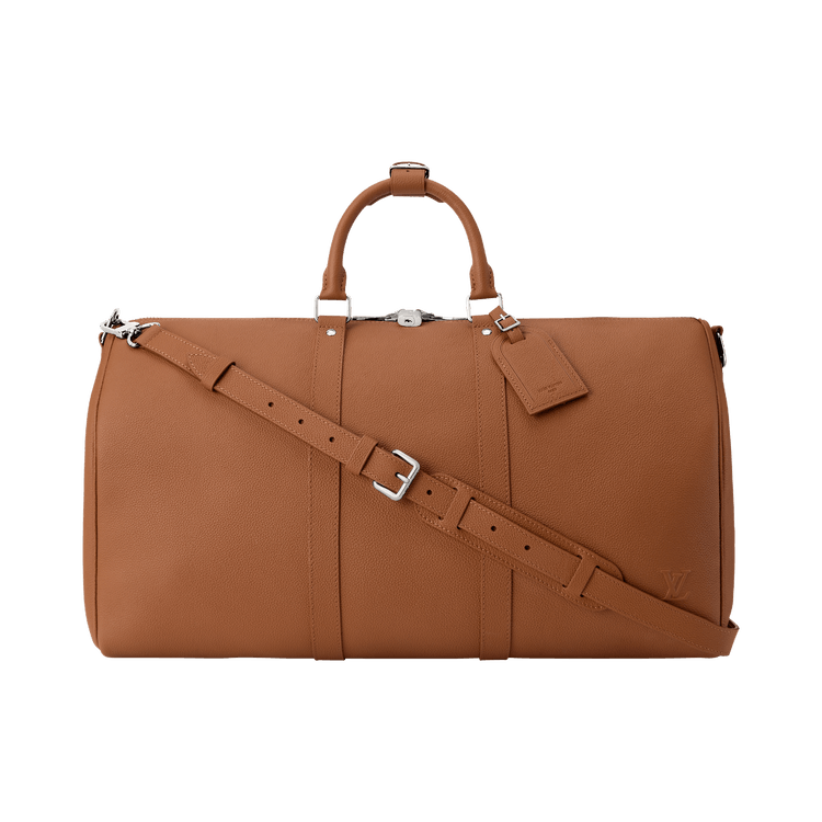 Louis Vuitton Keepall Bandoulière 50 'Tan Waxy Calf Leather'