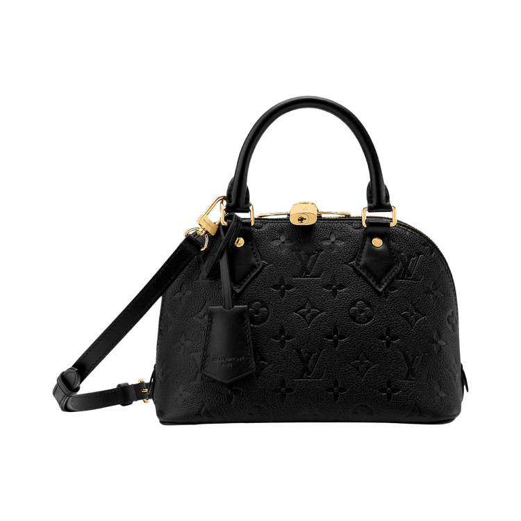 Louis Vuitton Alma BB 'Black Monogram Embossed Empreinte Cowhide Leather'
