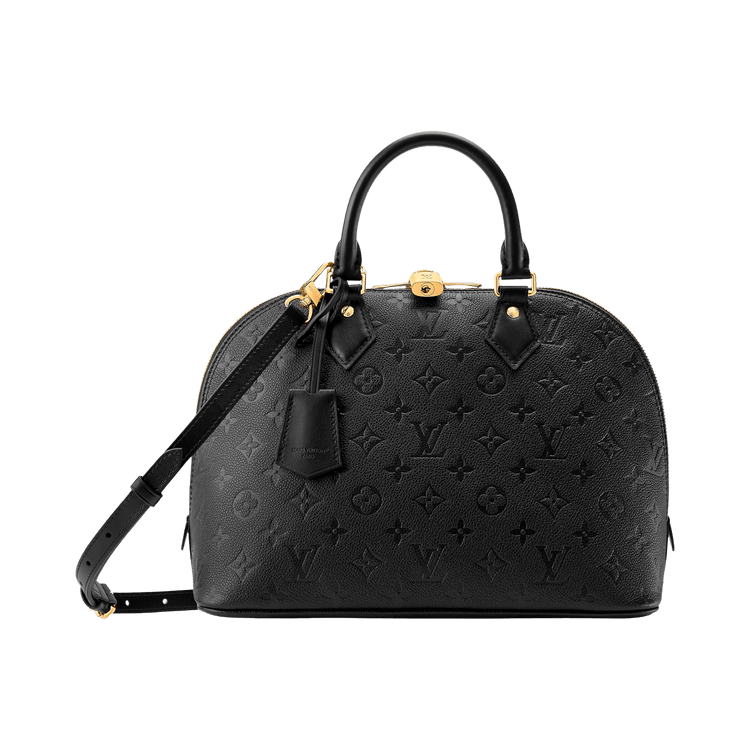 Louis Vuitton Alma PM 'Black Monogram Embossed Empreinte Cowhide Leather'