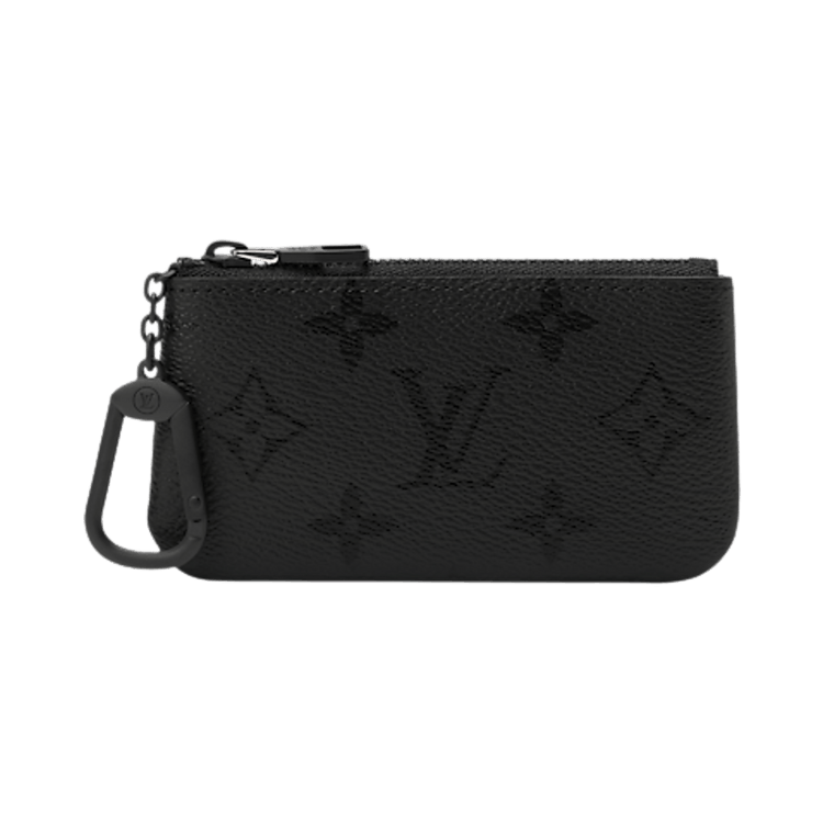Louis Vuitton Key Pouch 'Black Monogram Midnight Canvas'