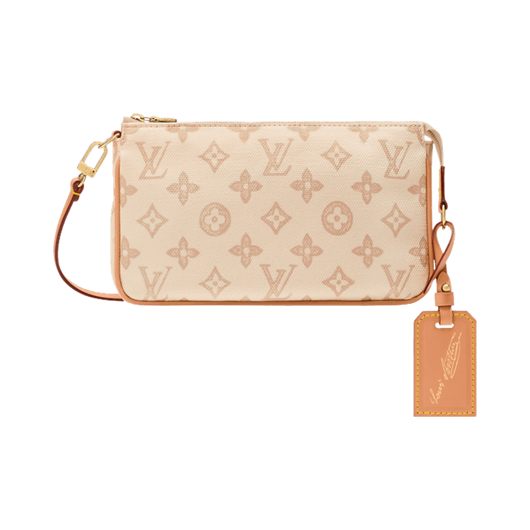 Louis Vuitton Pochette Accessoires 'Monogram Origine Lin Canvas'