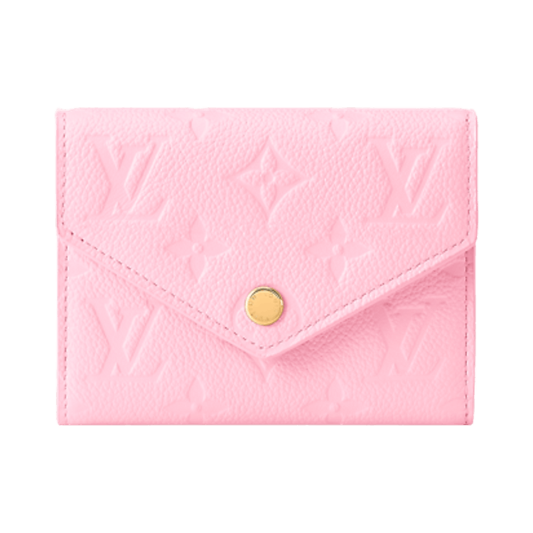 Louis Vuitton Victorine Wallet 'Confetti Pink Monogram Embossed Empreinte Cowhide Leather'