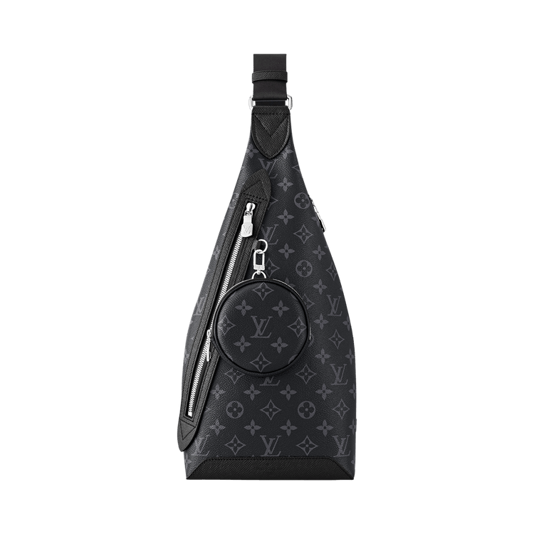 Louis Vuitton Duo Sling Bag 'Black Monogram Eclipse Canvas'