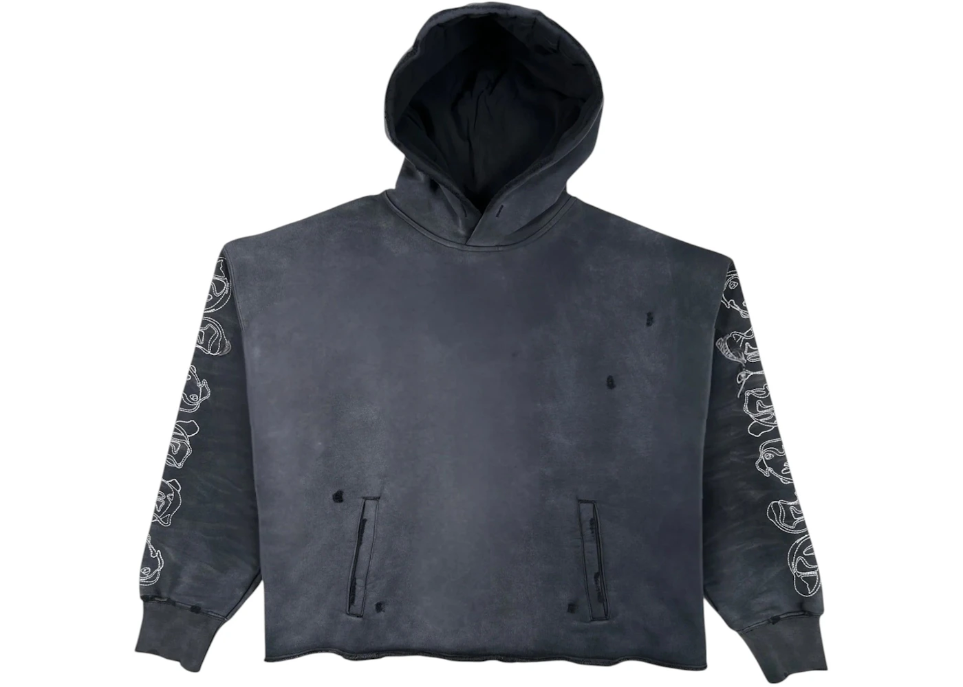 Purple Brand M4104-HFBG425 Heavyweight Fleece Hoodie Black