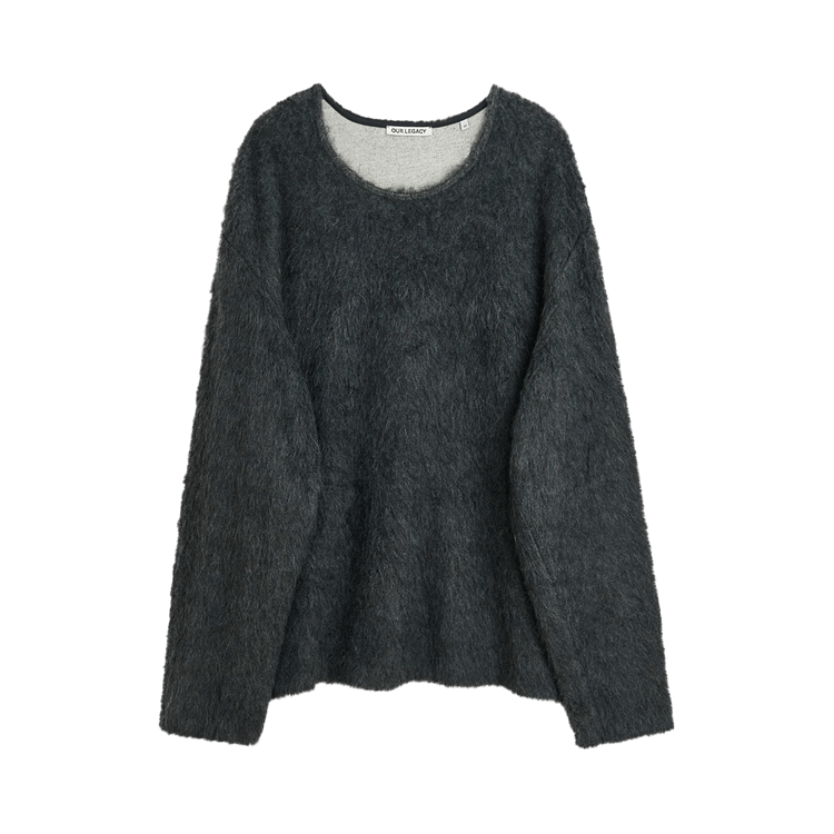 Our Legacy Double Lock U Neck Sweater 'Ash Grey'