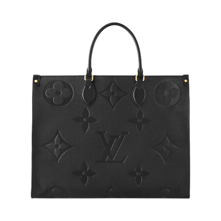 Louis Vuitton Onthego GM 'Black Monogram Embossed Empreinte Cowhide Leather'