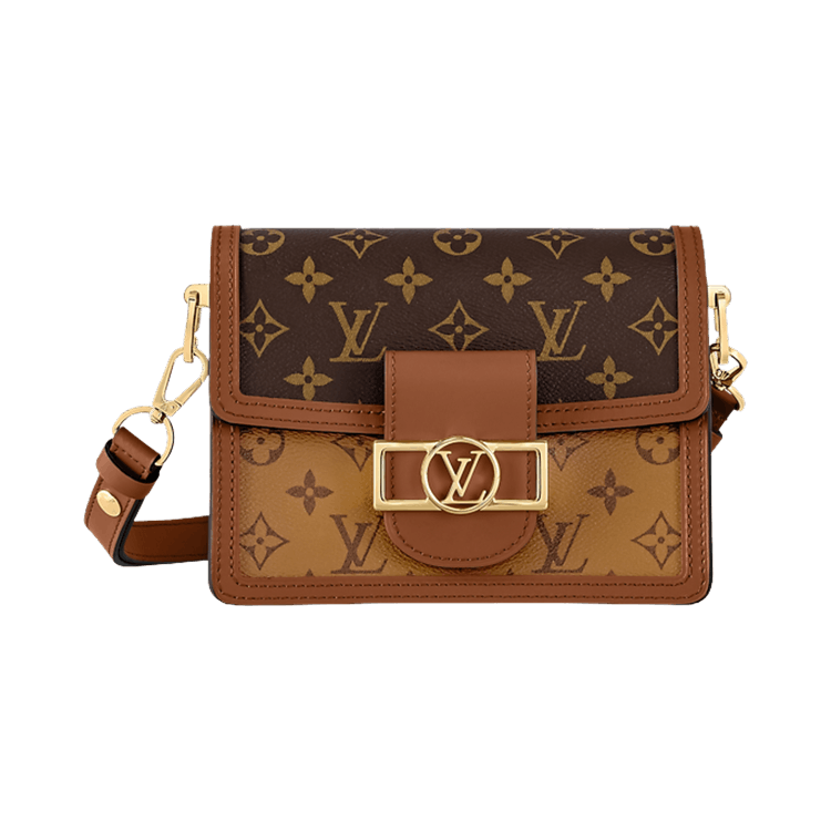 Louis Vuitton Mini Dauphine 'Brown Monogram Reverse Canvas'