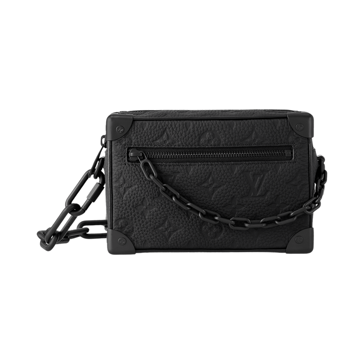 Louis Vuitton Mini Soft Trunk 'Black Embossed Taurillon Monogram Cowhide Leather'
