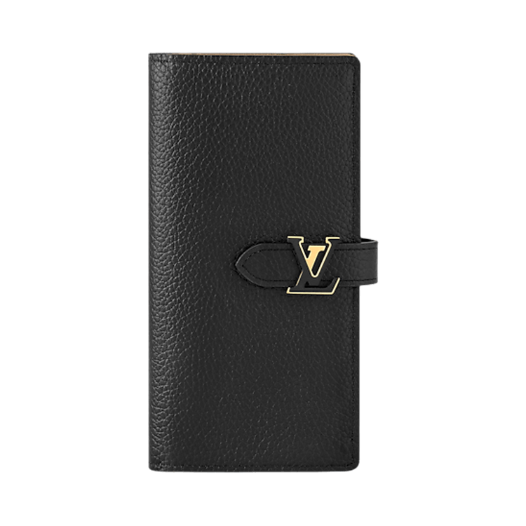 Louis Vuitton LV Vertical Wallet 'Black/Arizona Taurillon Leather'