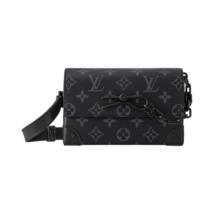 Louis Vuitton Steamer Wearable Wallet 'Black Monogram Eclipse Canvas'