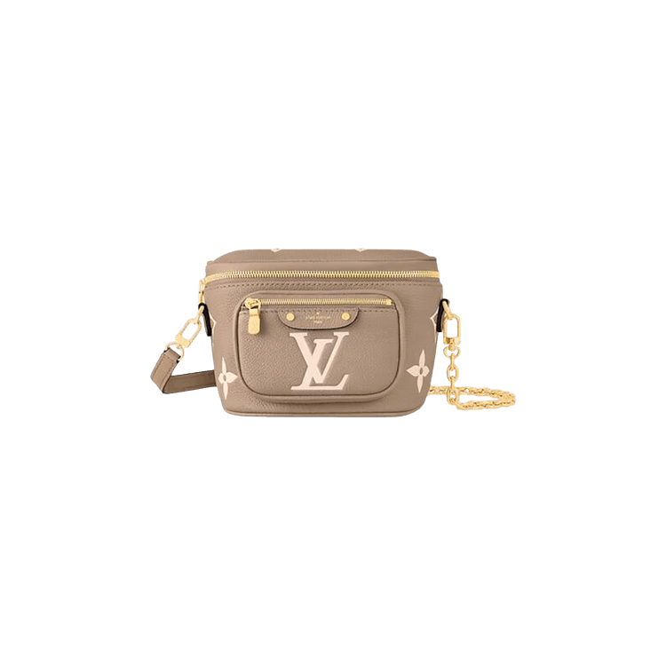 Louis Vuitton Mini Bumbag 'Tourterelle Beige / Cream Monogram Embossed Empreinte Cowhide Leather'