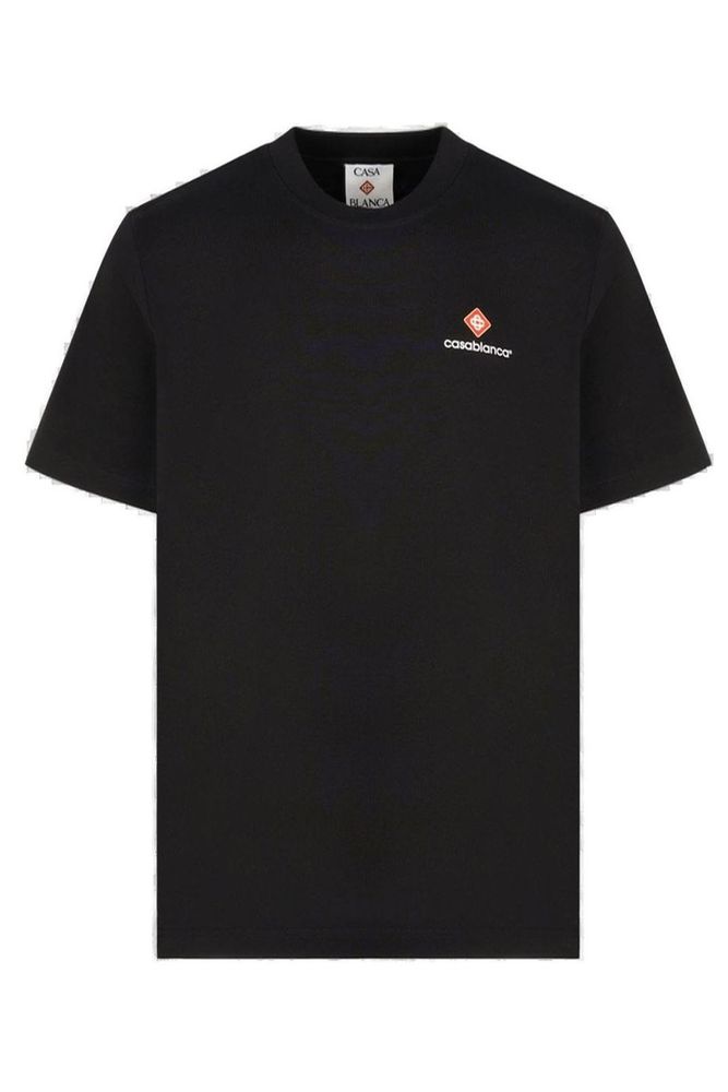 Casablanca Logo Printed Crewneck T-Shirt