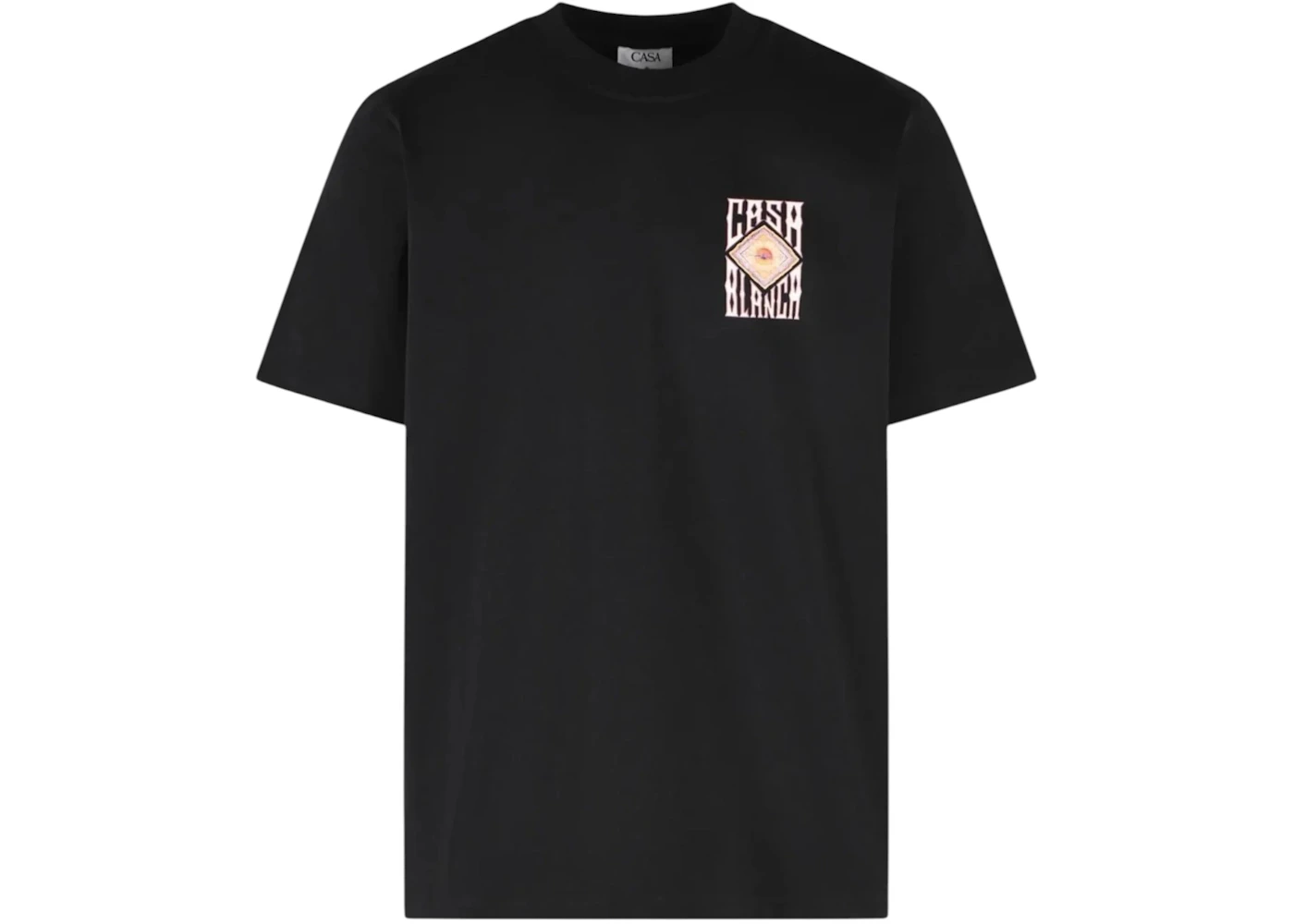 Casablanca Mirage Printed Classic T-shirt Black