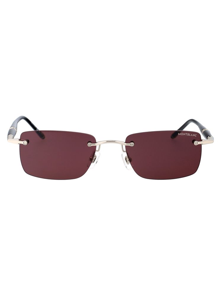 Montblanc Eyewear Rectangular Frame Sunglasses